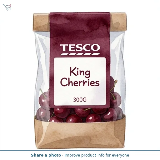 Tesco King Cherries 300G