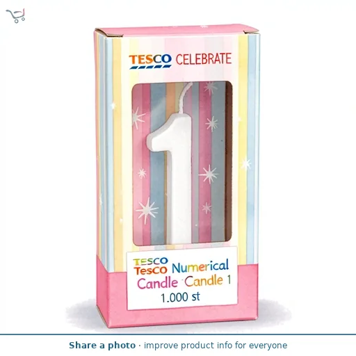 Tesco Numerical Candle 1