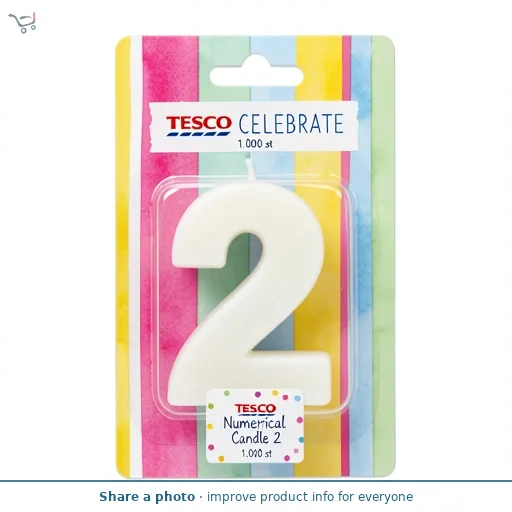 Tesco Numerical Candle 2