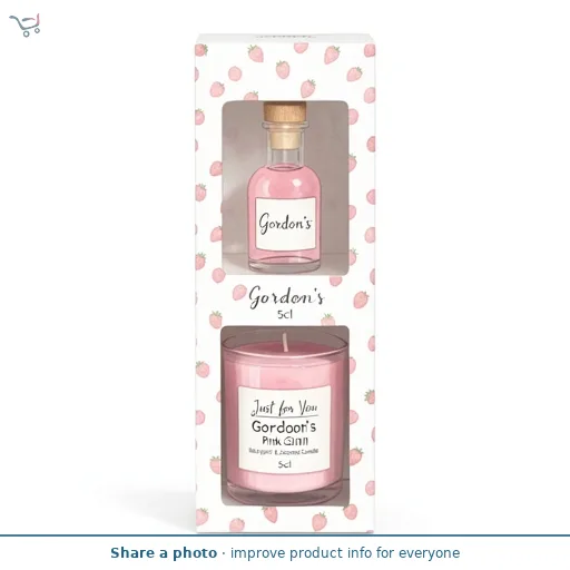 Gordon's Just for You Gordon's Pink Gin Based Spirit & Scented Candle 5cl