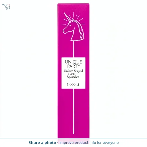 Unicorn Shaped Cake Sparkler