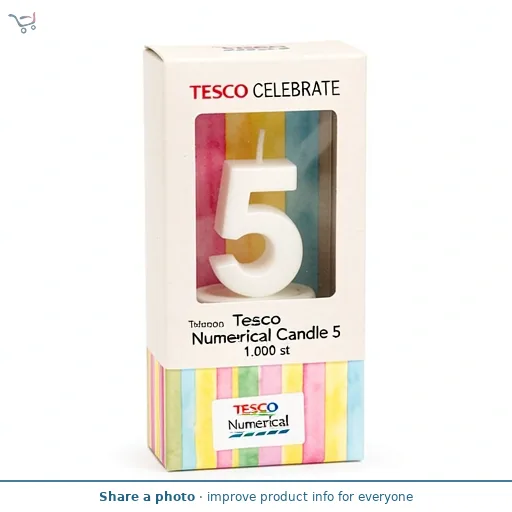 Tesco Numerical Candle 5