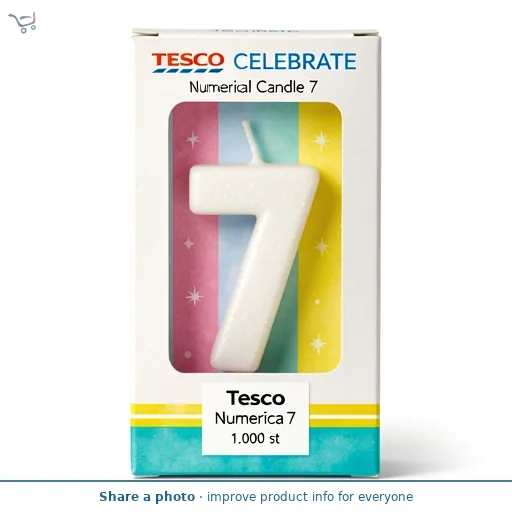 Tesco Numerical Candle 7