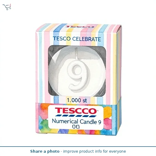 Tesco Numerical Candle 9