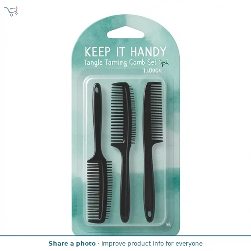 Keep it Handy Tangle Taming Comb Set 3pk