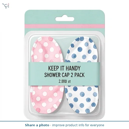 KEEP IT HANDY SHOWER CAP 2 PACK