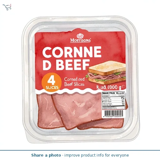 Morrisons 4 Corned Beef Slices   100g