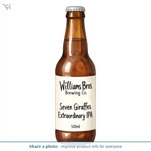 Williams Bros Brewing Co. Seven Giraffes Extraordinary IPA 500ml