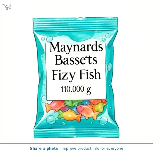 Maynards Bassetts Fizzy Fish 