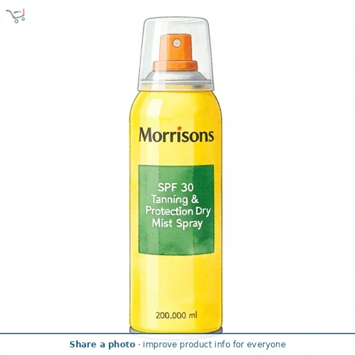 Morrisons SPF 30 Tanning & Protection Dry Mist Spray 