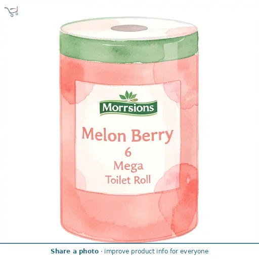 Morrisons Melon Berry 6 Mega Toilet Roll