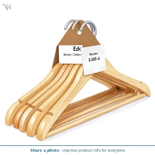 Edco Wooden Clothes Hanger  