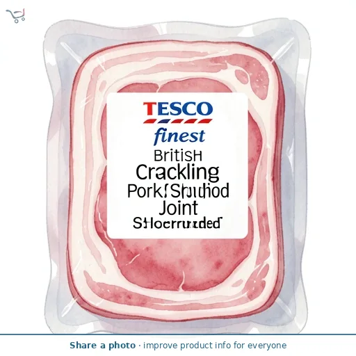 Tesco Finest British Crackling Pork Shoulder Joint