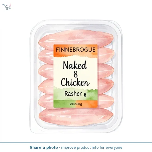FINNEBROGUE Naked 8 Chicken Rashers 200g