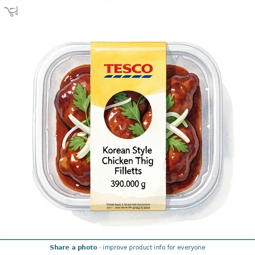 Tesco Korean Style Chicken Thigh Fillets 390g