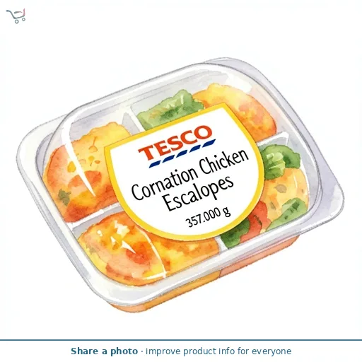 Tesco Coronation Chicken Escalopes 357g