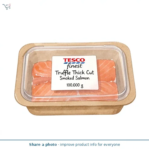 Tesco Finest Truffle Thick Cut Smoked Salmon 100g