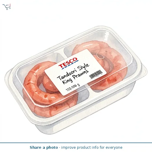 Tesco Tandoori Style King Prawns 150g