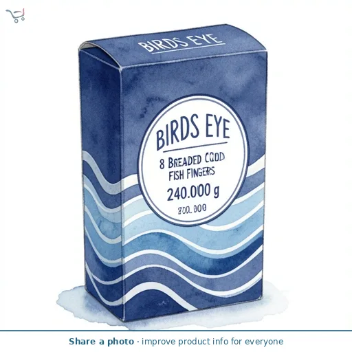 Birds Eye 8 Breaded Cod Fish Fingers 