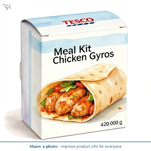 Tesco Meal Kit Chicken Gyros 420g