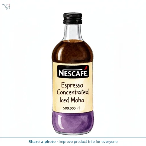Nescafé 500ml Iced Mocha Flavour Concentrated Espresso