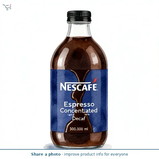 Nescafe Espresso Concentrated Iced Decaf 500ml