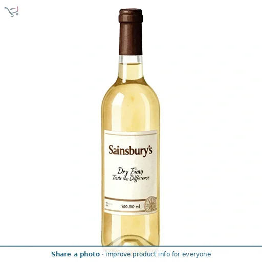 Sainsbury's Dry Fino Sherry, Taste the Difference 50cl