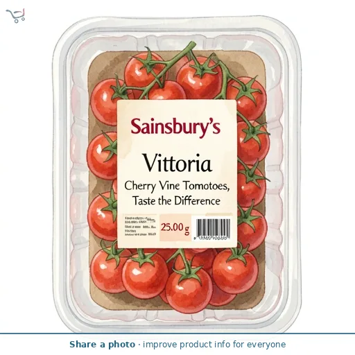 Sainsbury's Vittoria Cherry Vine Tomatoes, Taste the Difference 250g