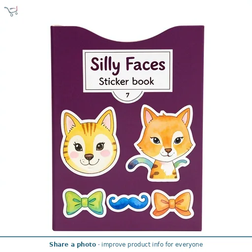 Silly Faces Sticker book