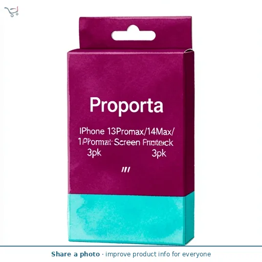 Proporta iPhone 13Promax/14Max/14Promax Screen Protection 3pk
