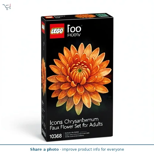 LEGO Icons Chrysanthemum Faux Flower Set for Adults 10368