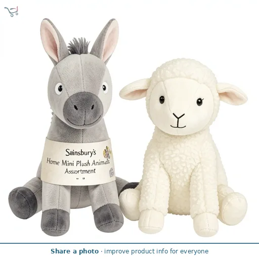 Sainsbury's Home Mini Plush Animals Assortment