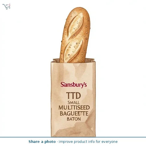 Sainsbury's TTD Small Multiseed Baguette Baton