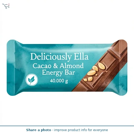 Deliciously Ella 50g Cacao & Almond Energy Snack Bar