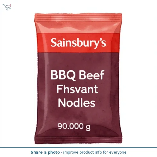 Sainsbury's BBQ Beef Flavour Instant Noodles 90g