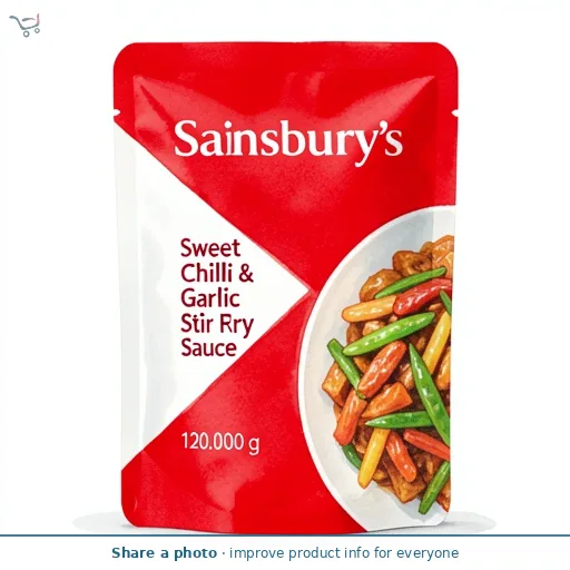 Sainsbury's Sweet Chilli & Garlic Stir Fry Sauce 120g