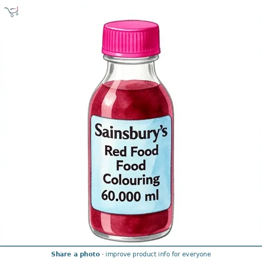 Sainsbury's Red Food Colouring 60 Ml