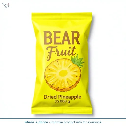 BEAR Fruit Dried Pineapple 35g