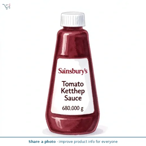 Sainsbury's Tomato Ketchup Sauce 680g
