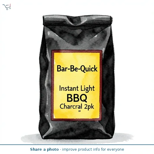 Bar-Be-Quick Pack of 2 Instant Light Charcoal