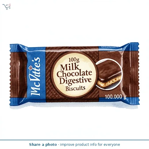 McVitie's 100g Milk Chocolate Digestive Biscuits