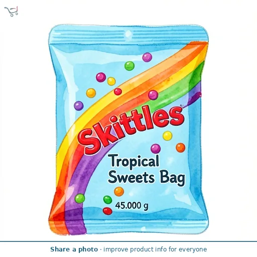 Skittles Tropical Sweets Bag 45g