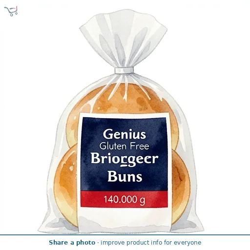 Genius Gluten Free Brioche Burger Buns