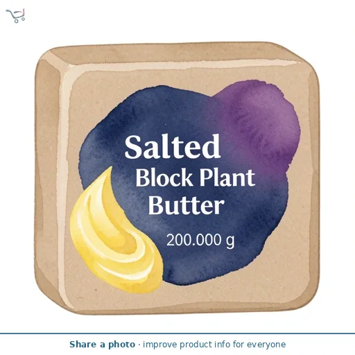 Flora Salted Block Plant Butter 200g