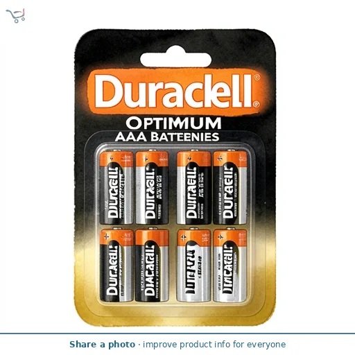Duracell Optimum AAA Batteries, pack of 4