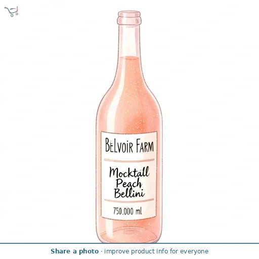 Belvoir Farm Mocktail Peach Bellini