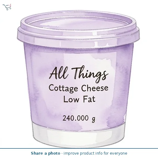 All Things Cottage Cheese Low Fat 