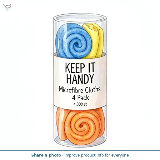 Keep It Handy Microfibre Cloths 4 Pack
