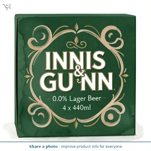 Innis & Gunn 0.0% Lager Beer 4 x 440ml