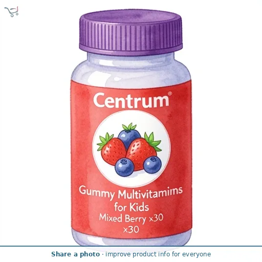 Centrum Gummy Multivitamins for Kids Mixed Berry x30